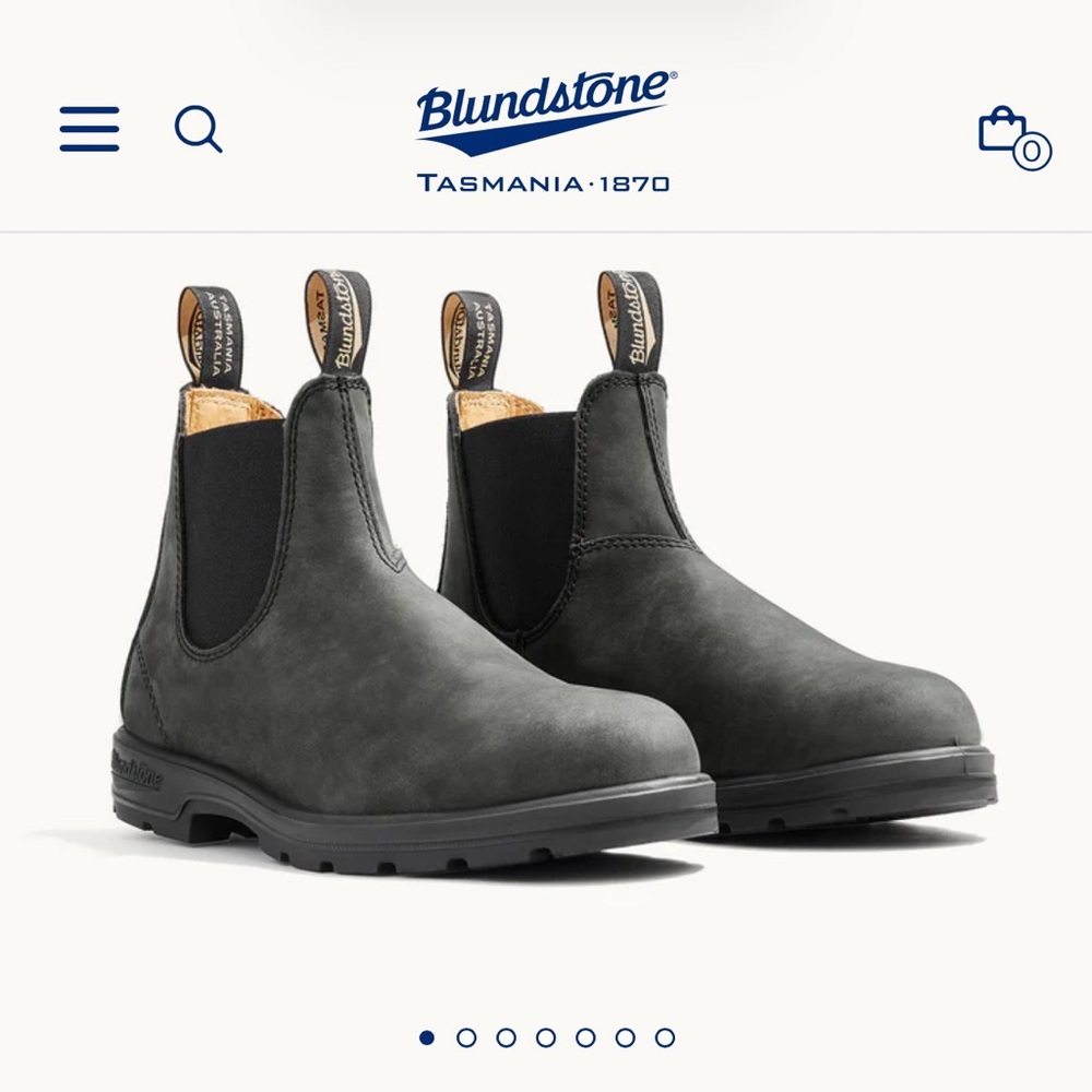 Blundstone Dark Gray Chelsea Boots